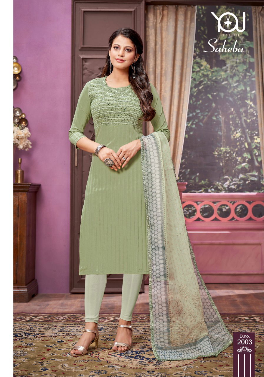 Wanna Saheba Latest Designer Ethnic Wear Kurti With Dupatta Collection